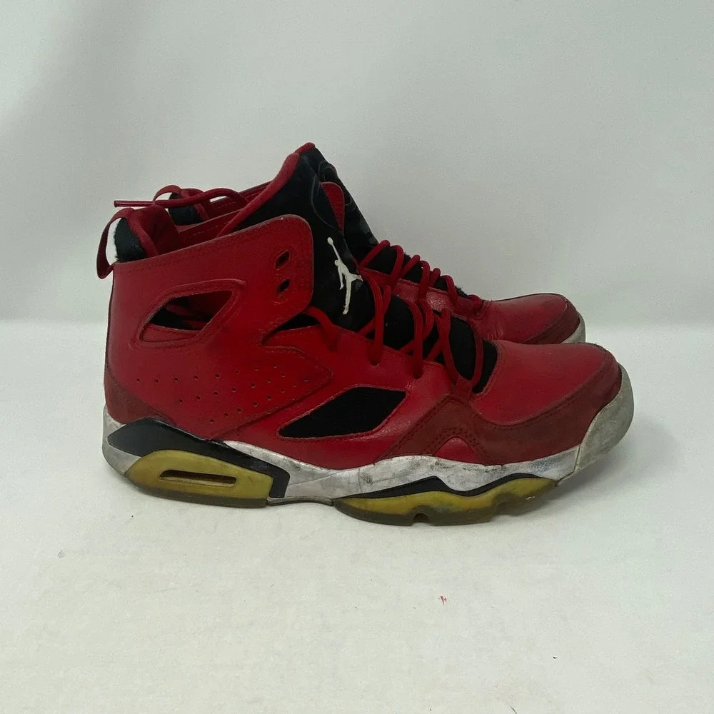 Jordan 6-17-23 Gym Red Black White Basketball Shoes 555475-600 Mens Size 8